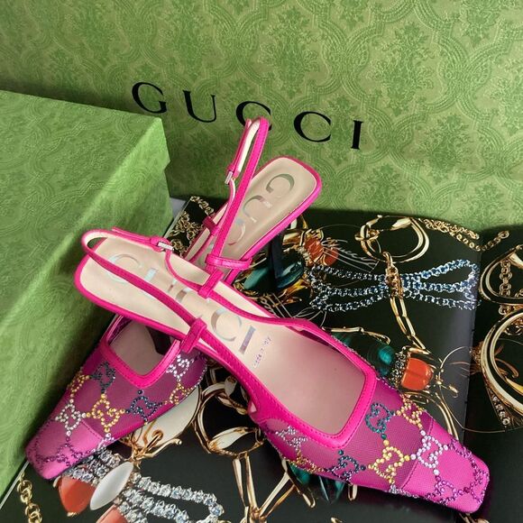 Gucci Pink Women's Shoes size 37 - Picture 3 of 6